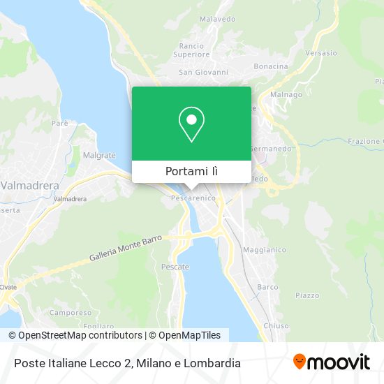 Mappa Poste Italiane Lecco 2