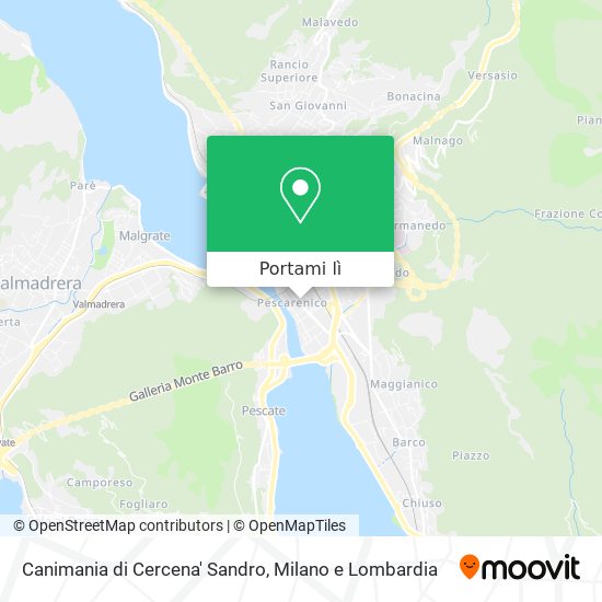Mappa Canimania di Cercena' Sandro