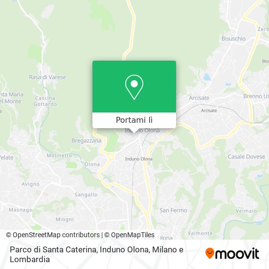 Mappa Parco di Santa Caterina, Induno Olona