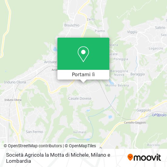 Mappa Società Agricola la Motta di Michele