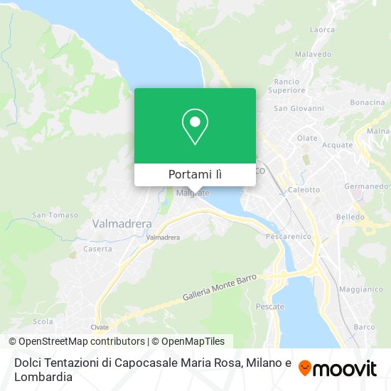 Mappa Dolci Tentazioni di Capocasale Maria Rosa