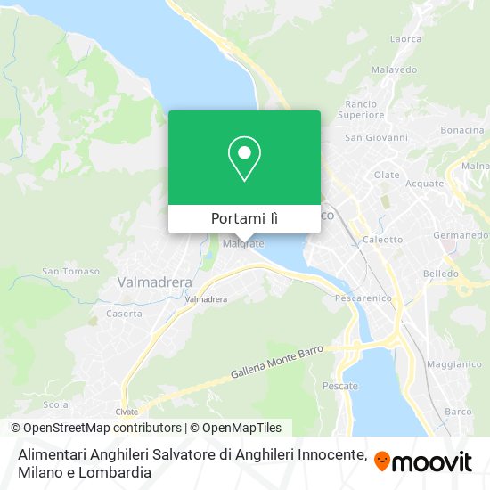 Mappa Alimentari Anghileri Salvatore di Anghileri Innocente