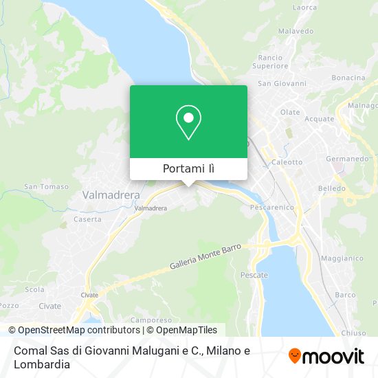 Mappa Comal Sas di Giovanni Malugani e C.