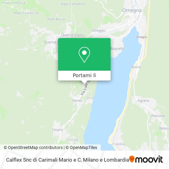 Mappa Calflex Snc di Carimali Mario e C