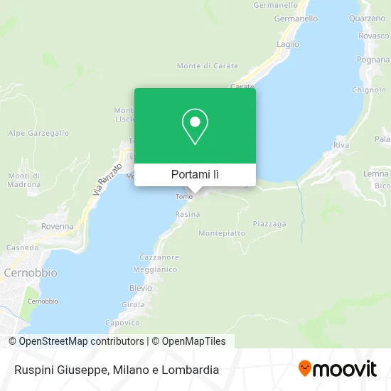 Mappa Ruspini Giuseppe