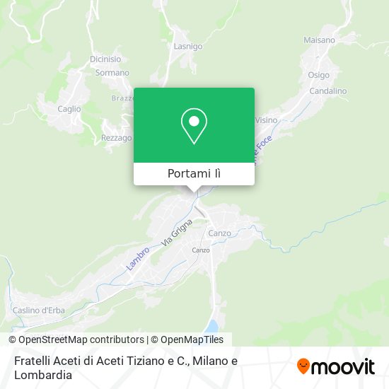 Mappa Fratelli Aceti di Aceti Tiziano e C.