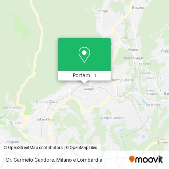 Mappa Dr. Carmelo Candore