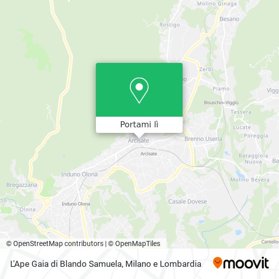 Mappa L'Ape Gaia di Blando Samuela