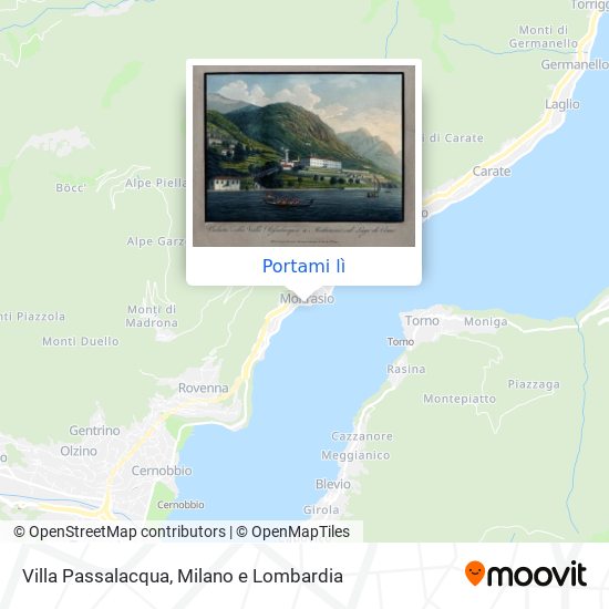 Mappa Villa Passalacqua