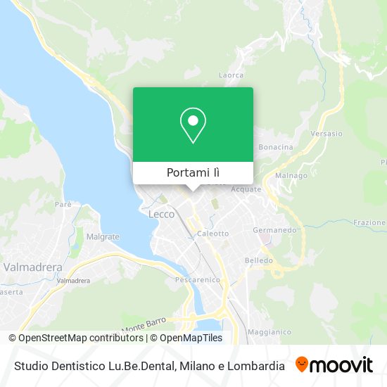 Mappa Studio Dentistico Lu.Be.Dental