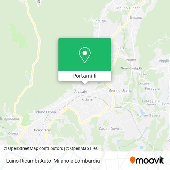 Mappa Luino Ricambi Auto