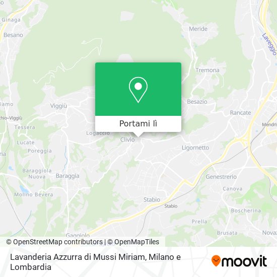 Mappa Lavanderia Azzurra di Mussi Miriam