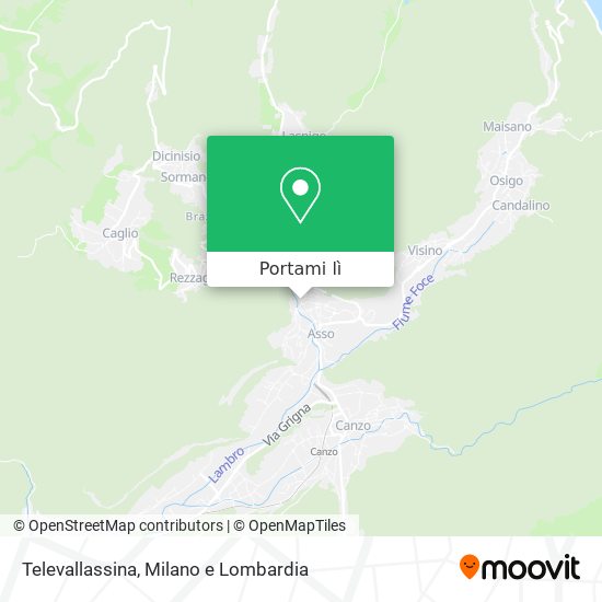 Mappa Televallassina