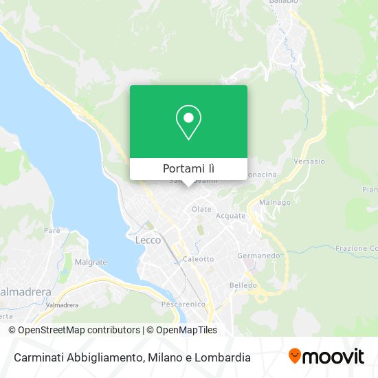 Mappa Carminati Abbigliamento