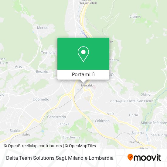 Mappa Delta Team Solutions Sagl