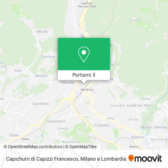 Mappa Capichurri di Capizzi Francesco