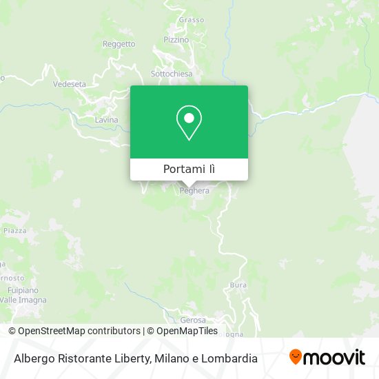 Mappa Albergo Ristorante Liberty