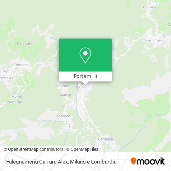 Mappa Falegnameria Carrara Alex
