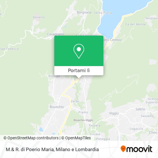 Mappa M.& R. di Poerio Maria