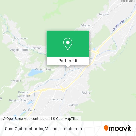 Mappa Caaf Cgil Lombardia