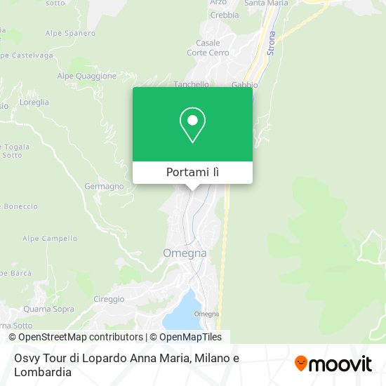 Mappa Osvy Tour di Lopardo Anna Maria