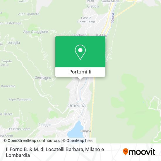 Mappa Il Forno B. & M. di Locatelli Barbara