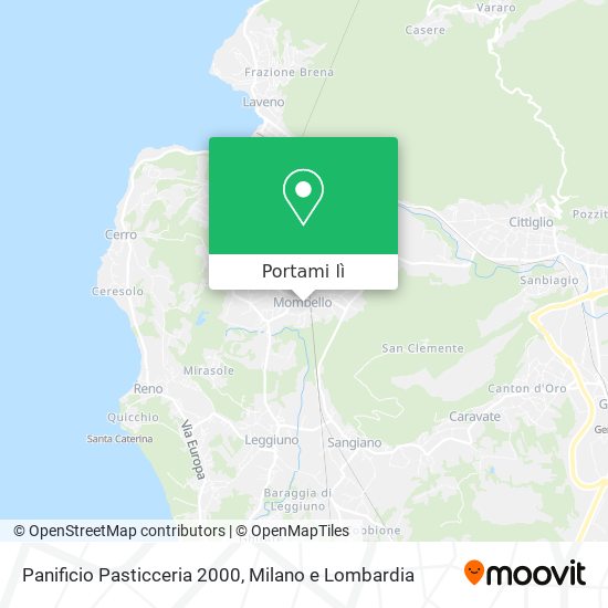 Mappa Panificio Pasticceria 2000