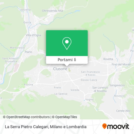 Mappa La Serra Pietro Calegari