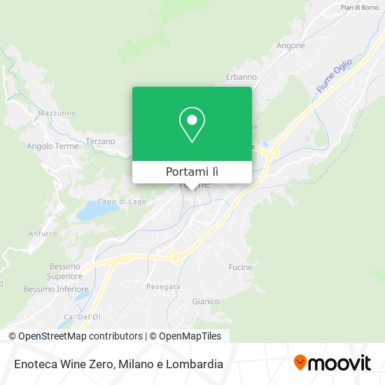 Mappa Enoteca Wine Zero