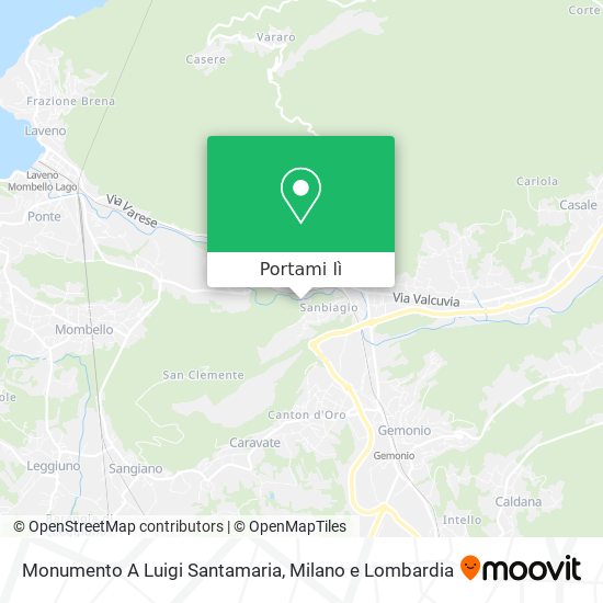 Mappa Monumento A Luigi Santamaria