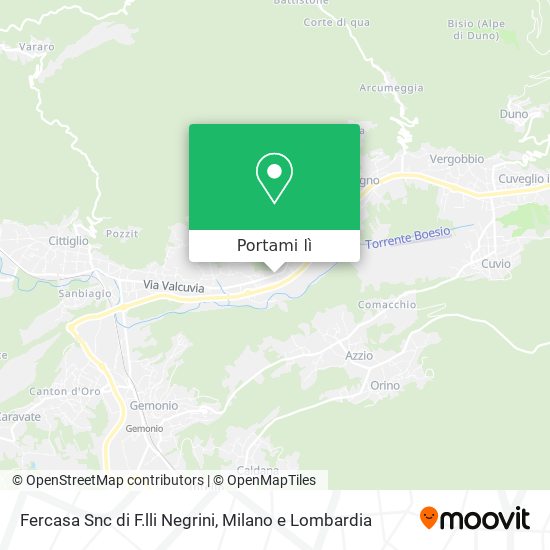 Mappa Fercasa Snc di F.lli Negrini