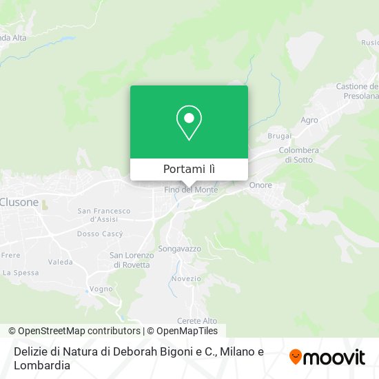 Mappa Delizie di Natura di Deborah Bigoni e C.