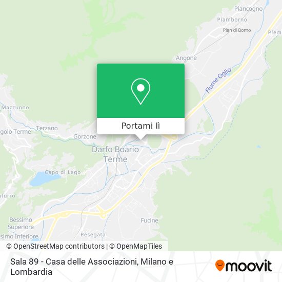 Mappa Sala 89 - Casa delle Associazioni