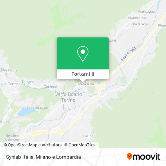 Mappa Synlab Italia