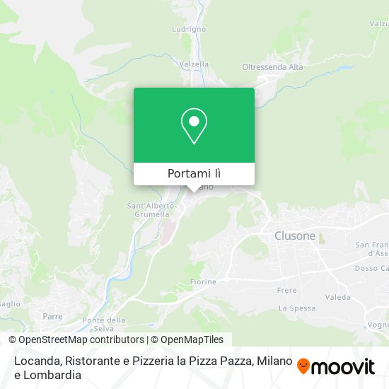 Mappa Locanda, Ristorante e Pizzeria la Pizza Pazza