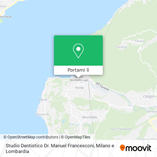 Mappa Studio Dentistico Dr. Manuel Francesconi