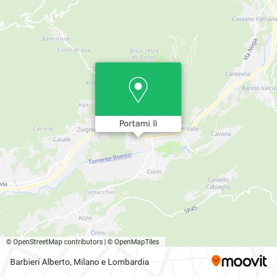 Mappa Barbieri Alberto