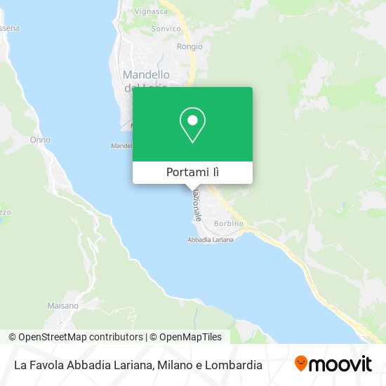 Mappa La Favola Abbadia Lariana