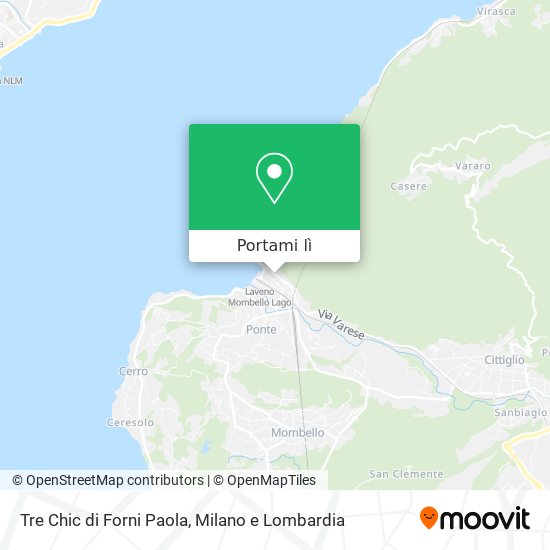 Mappa Tre Chic di Forni Paola