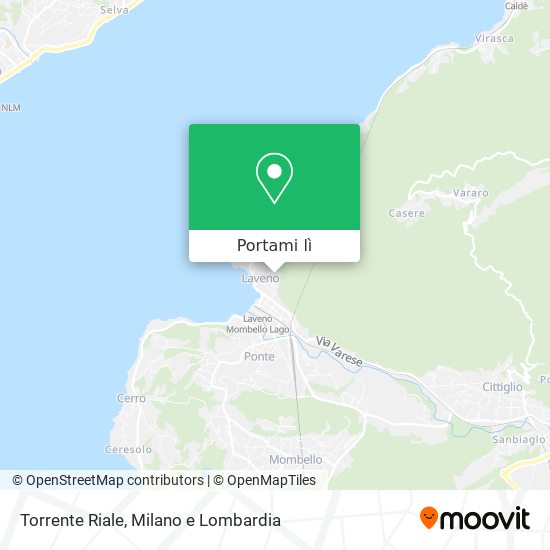 Mappa Torrente Riale