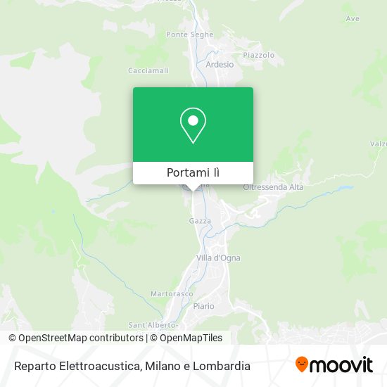 Mappa Reparto Elettroacustica