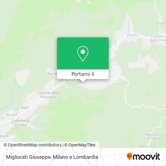 Mappa Migliorati Giuseppe