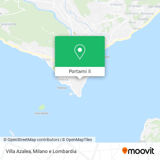 Mappa Villa Azalea