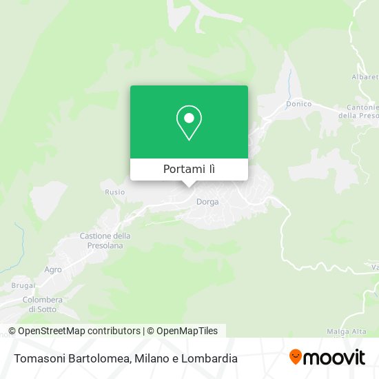 Mappa Tomasoni Bartolomea