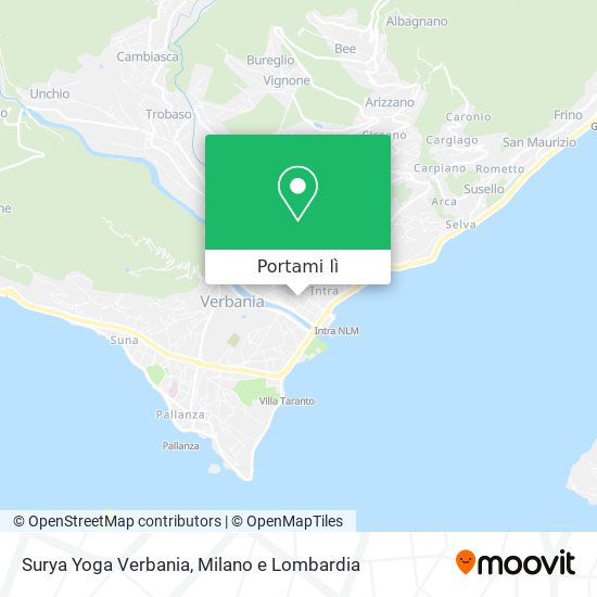 Mappa Surya Yoga Verbania