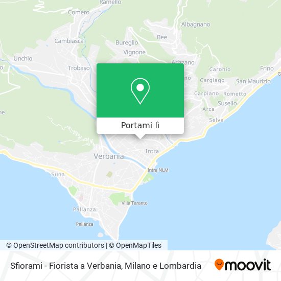 Mappa Sfiorami - Fiorista a Verbania