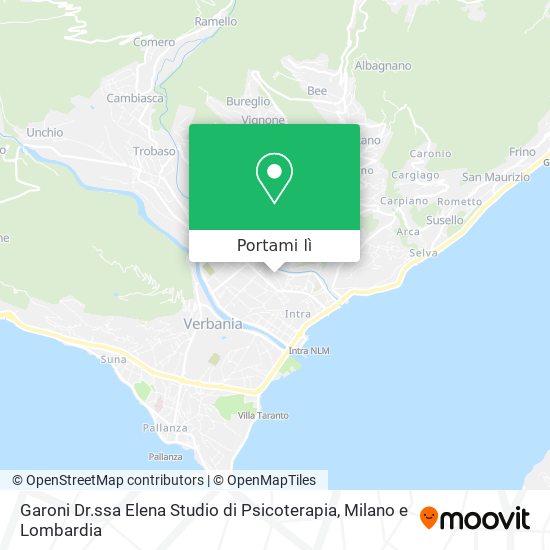 Mappa Garoni Dr.ssa Elena Studio di Psicoterapia