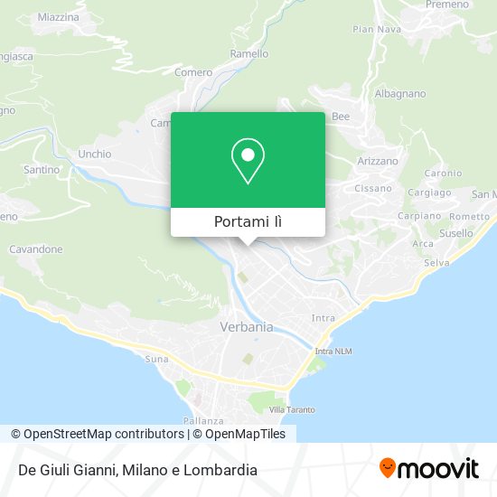 Mappa De Giuli Gianni