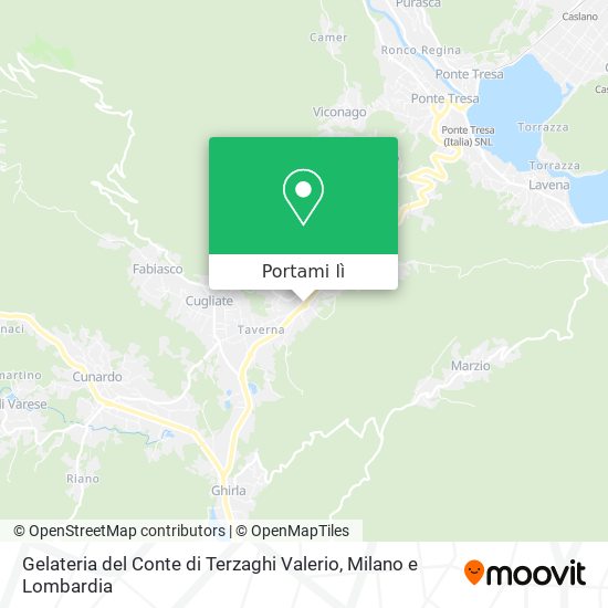 Mappa Gelateria del Conte di Terzaghi Valerio