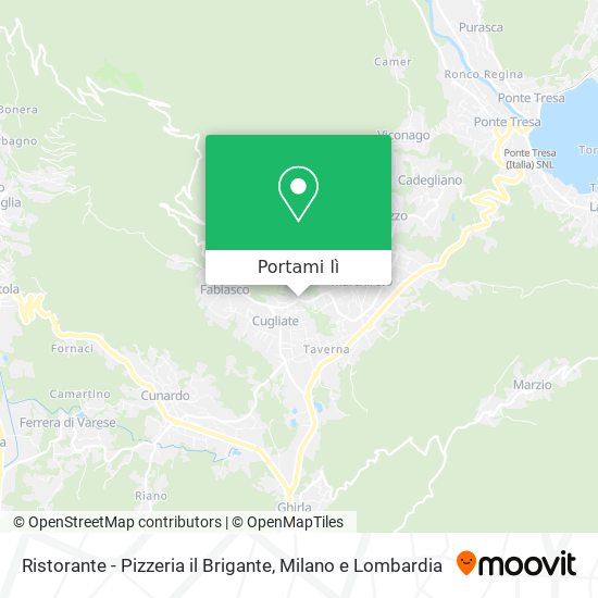 Mappa Ristorante - Pizzeria il Brigante
